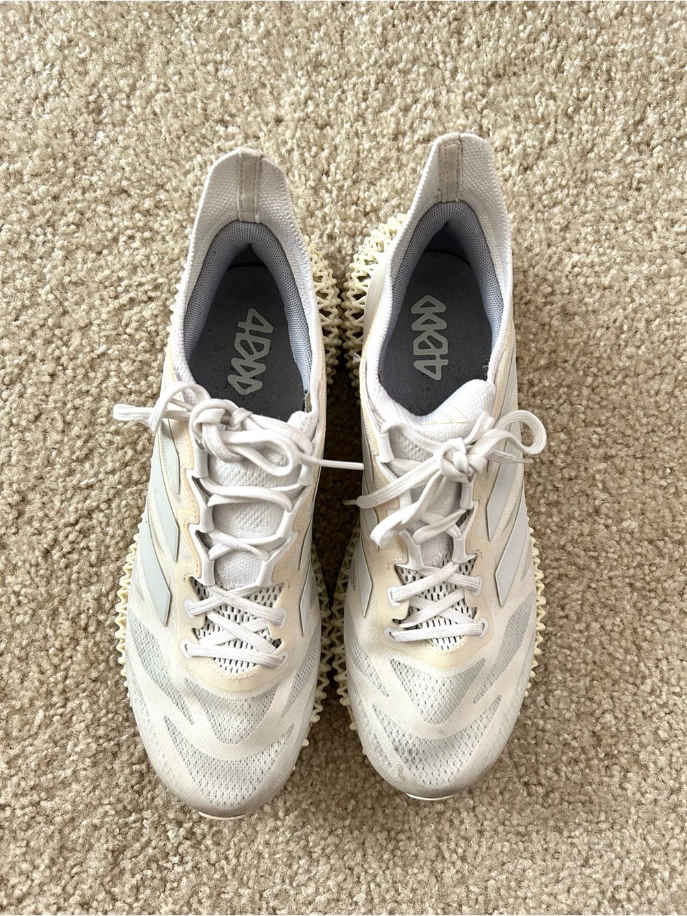 Adidas 4D Running Shoes White